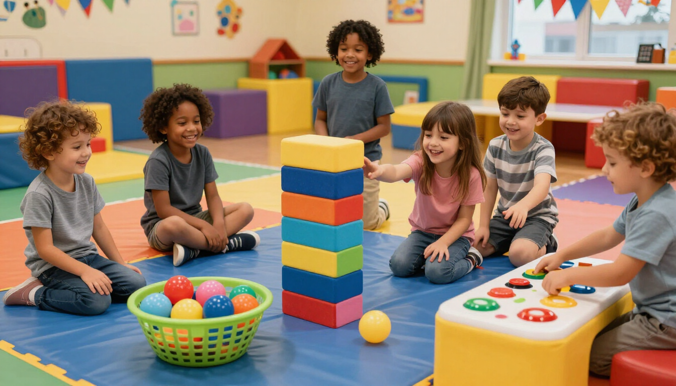 Juegos para fiestas infantiles en un salón de eventos