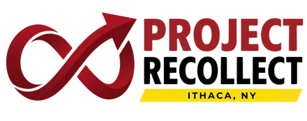 A logo for dump and run in ithaca.