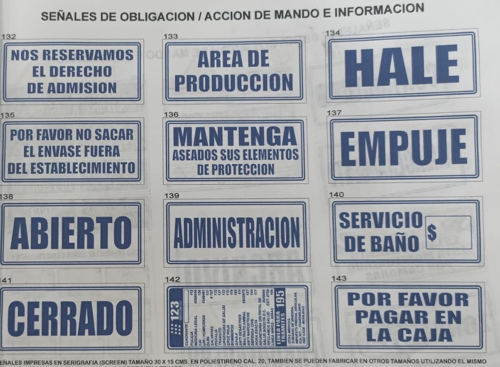 señalización