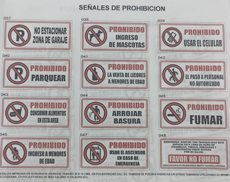señalización