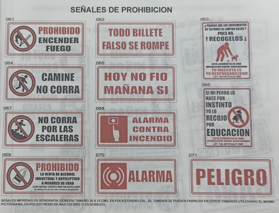 señalización