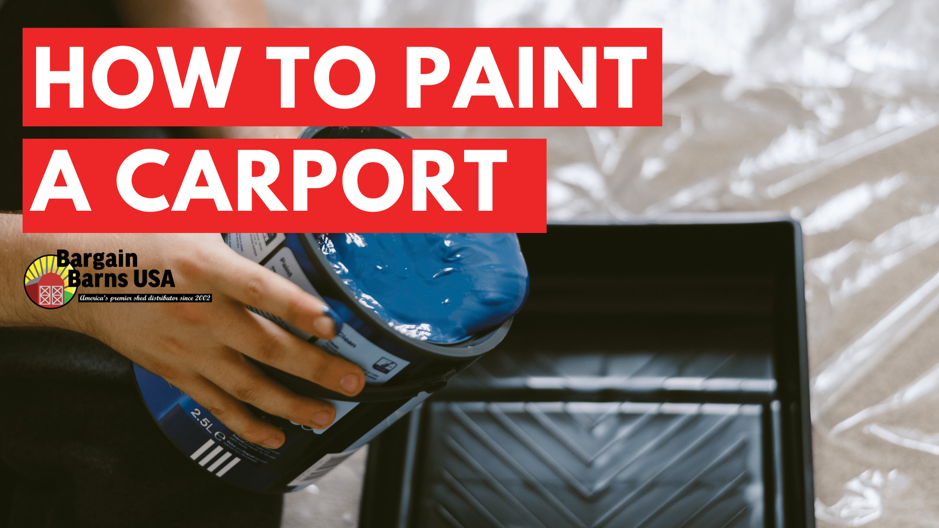How to Paint a Carport
