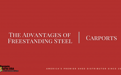 The Advantages of Freestanding Steel Carports