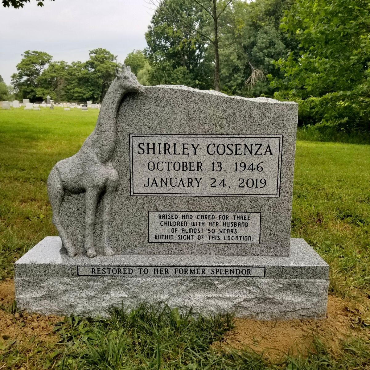 Design and Install Custom Headstone