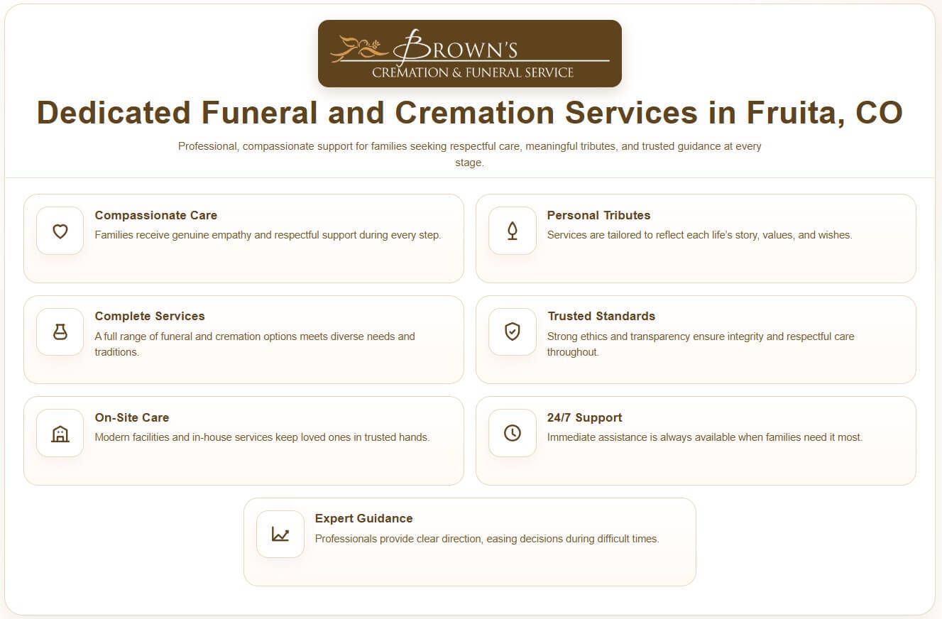 a dedicated funeral and cremation service provider in Fruita, CO