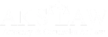 AKS Law Logo White