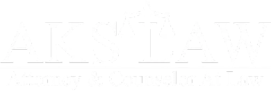 AKS Law Logo White
