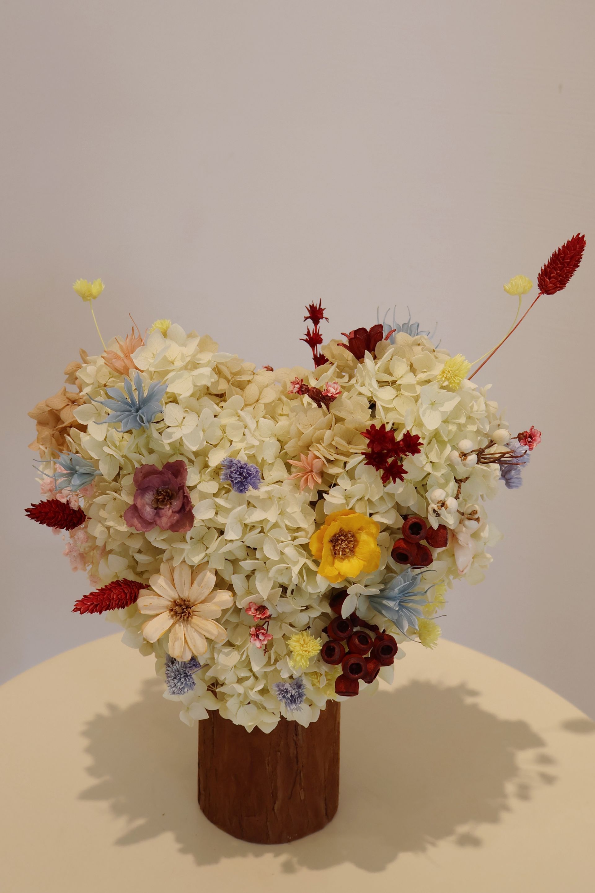 伴日花所,floralvibes,乾燥花,永生花,愛心小樹