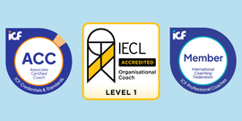 Caroline MacPhail, Executive Coach and Mentor, badges