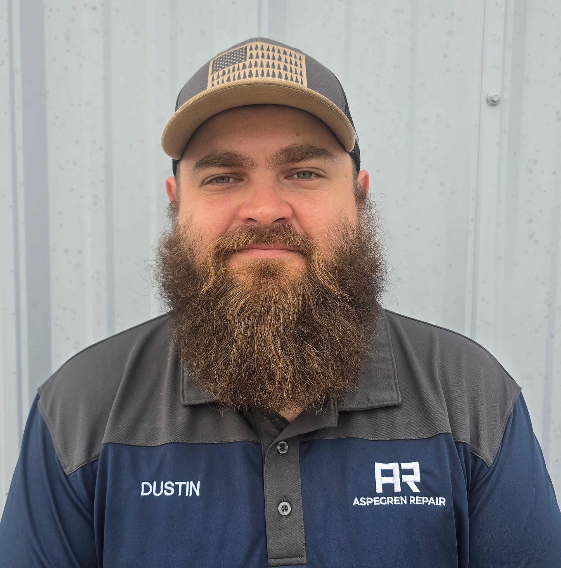 Dustin at Aspegren Repair in Sutton, NE
