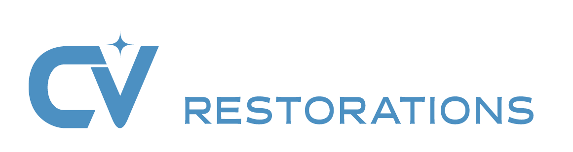 Blue logo with 