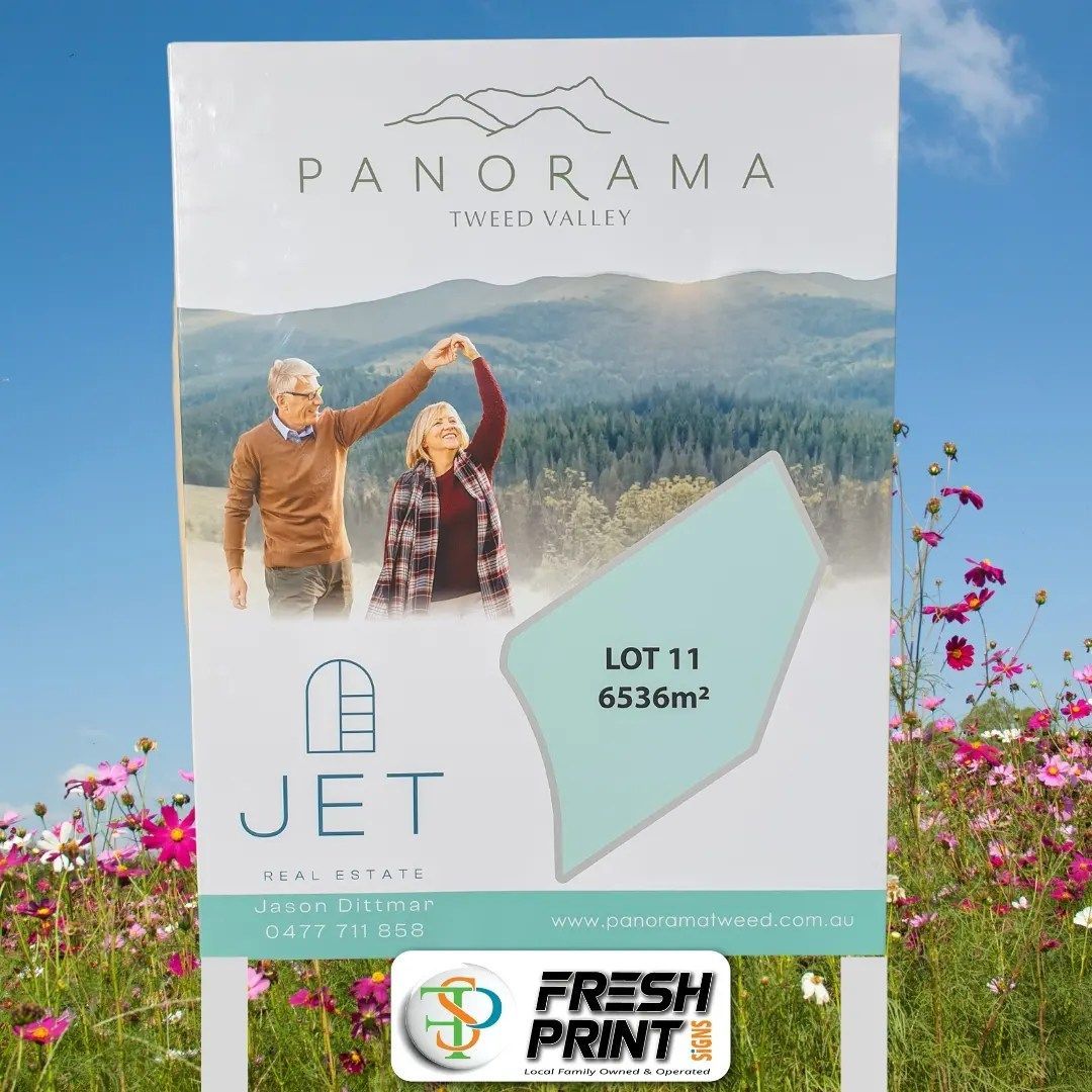 Real Estate Sign for Panorama at the Dalby — Fresh Print Signs In South Murwillumbah, NSW