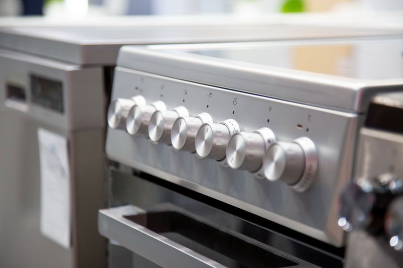 Handles Of Electric Stove — Corona, CA — Tru-Way Appliance Parts & Service
