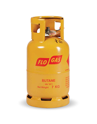 7kg Butane Gas Cylinder 21mm Clip