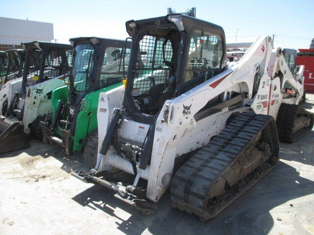 Damaged bobcat equipment