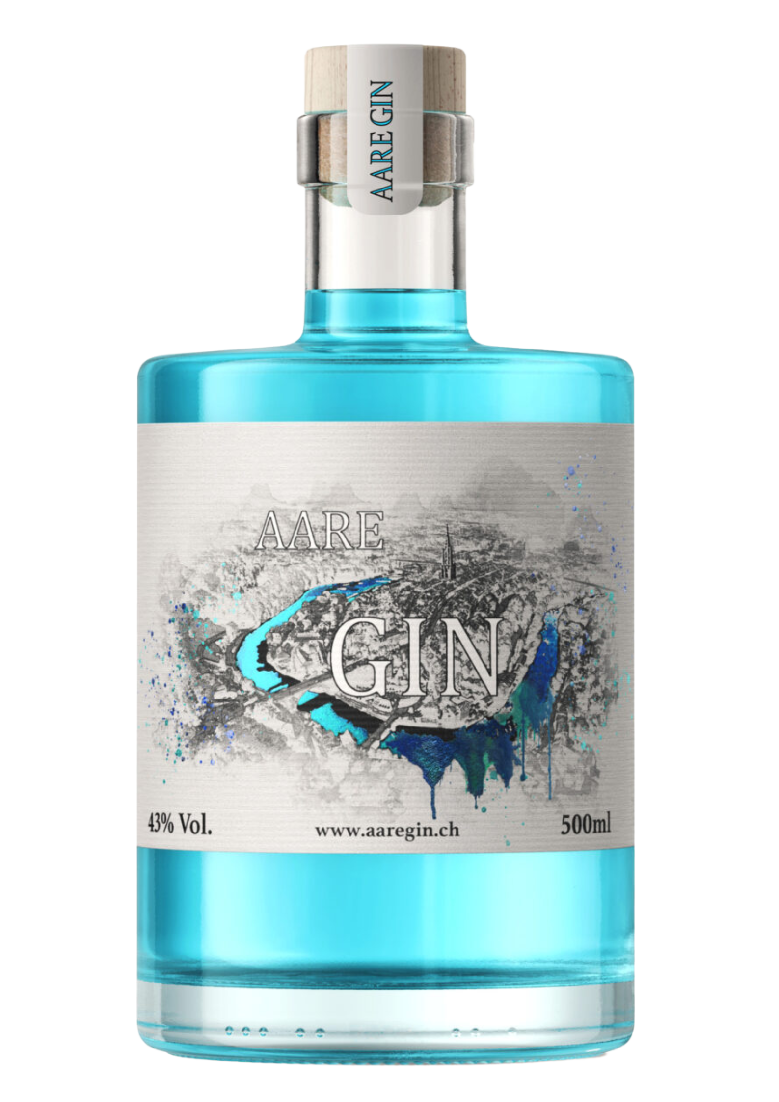 AARE GIN Blau Edition – Erfrischender Schweizer Gin mit einzigartigem Geschmacksprofil.