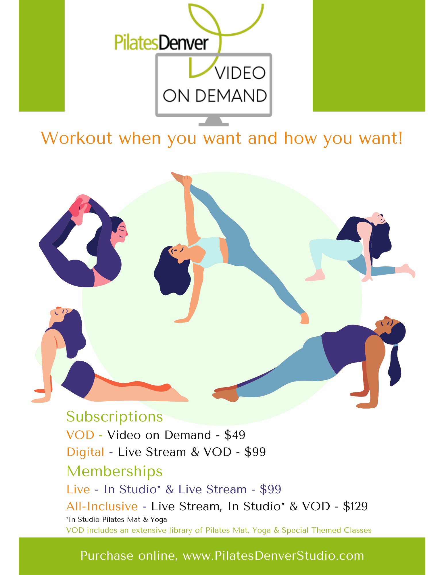 Pilates Denver Video On Demand Poster