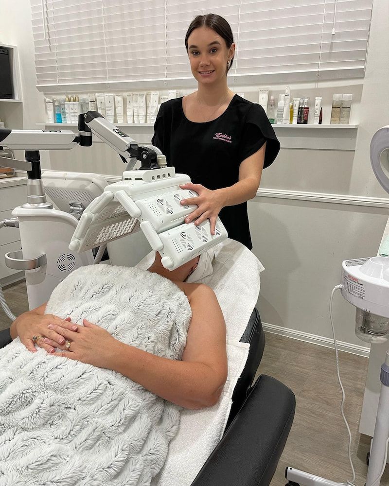Woman Having Professional FAcial— Erikka's All Occasion Beauty In Rockhampton City QLD