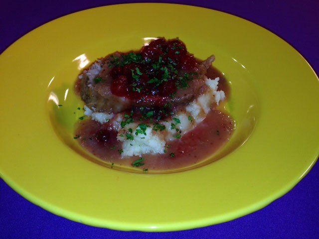 Slow Cooker Pork Roast with Hot Pepper Cranberry Sauce