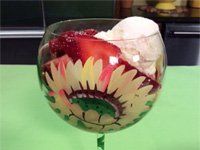 Strawberries in Prosecco