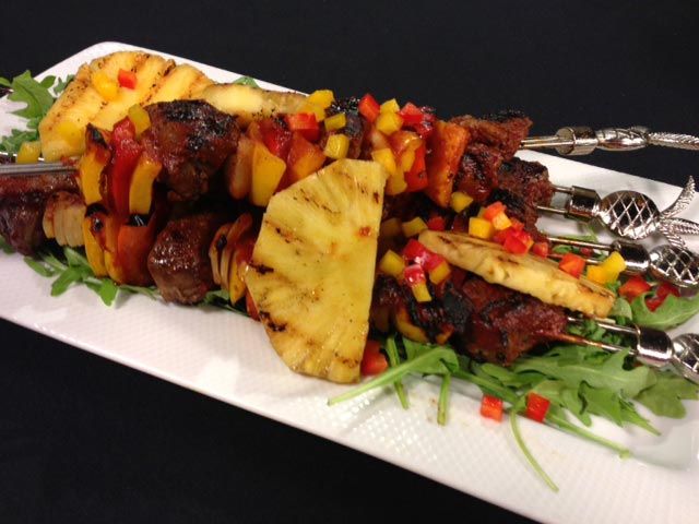 Steak and Summer Vegetable Kabobs