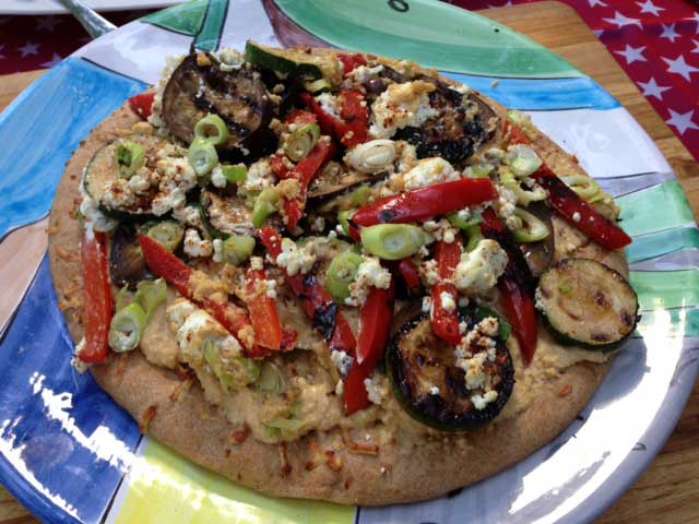 Grilled Vegetable Pizza