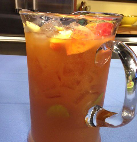 Bourbon Spiked Peach Sweet Tea