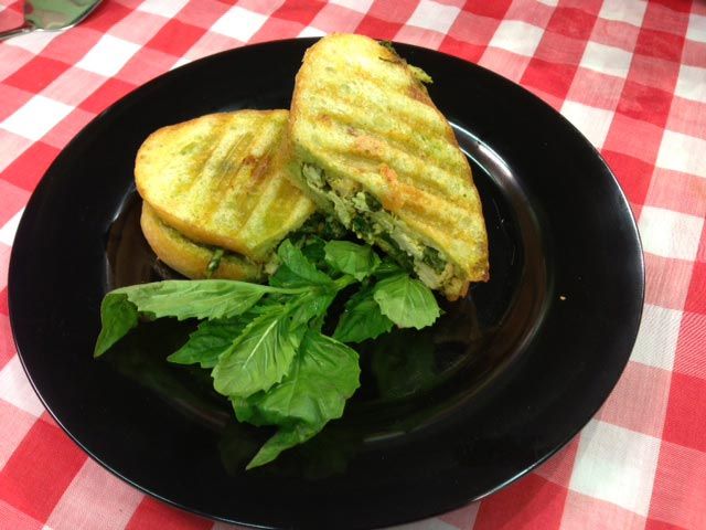 Pesto Chicken Panini