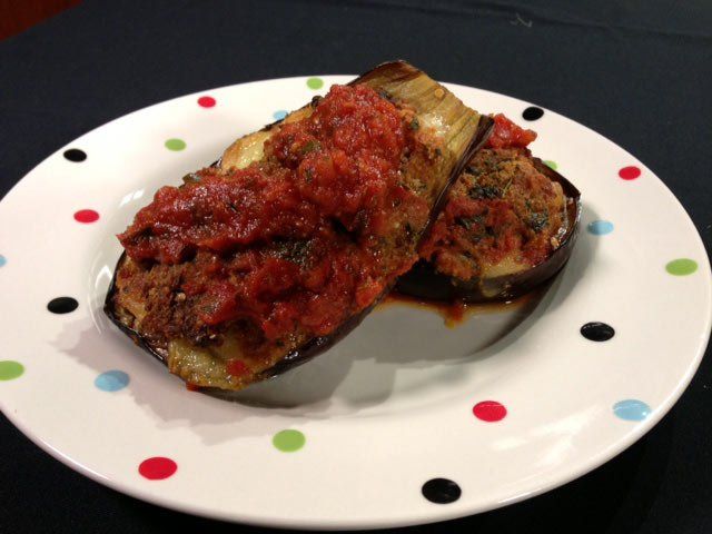 Stuffed Eggplant Parmesan
