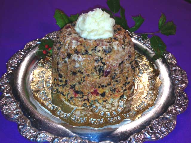 Christmas Pudding with Brandy Butter