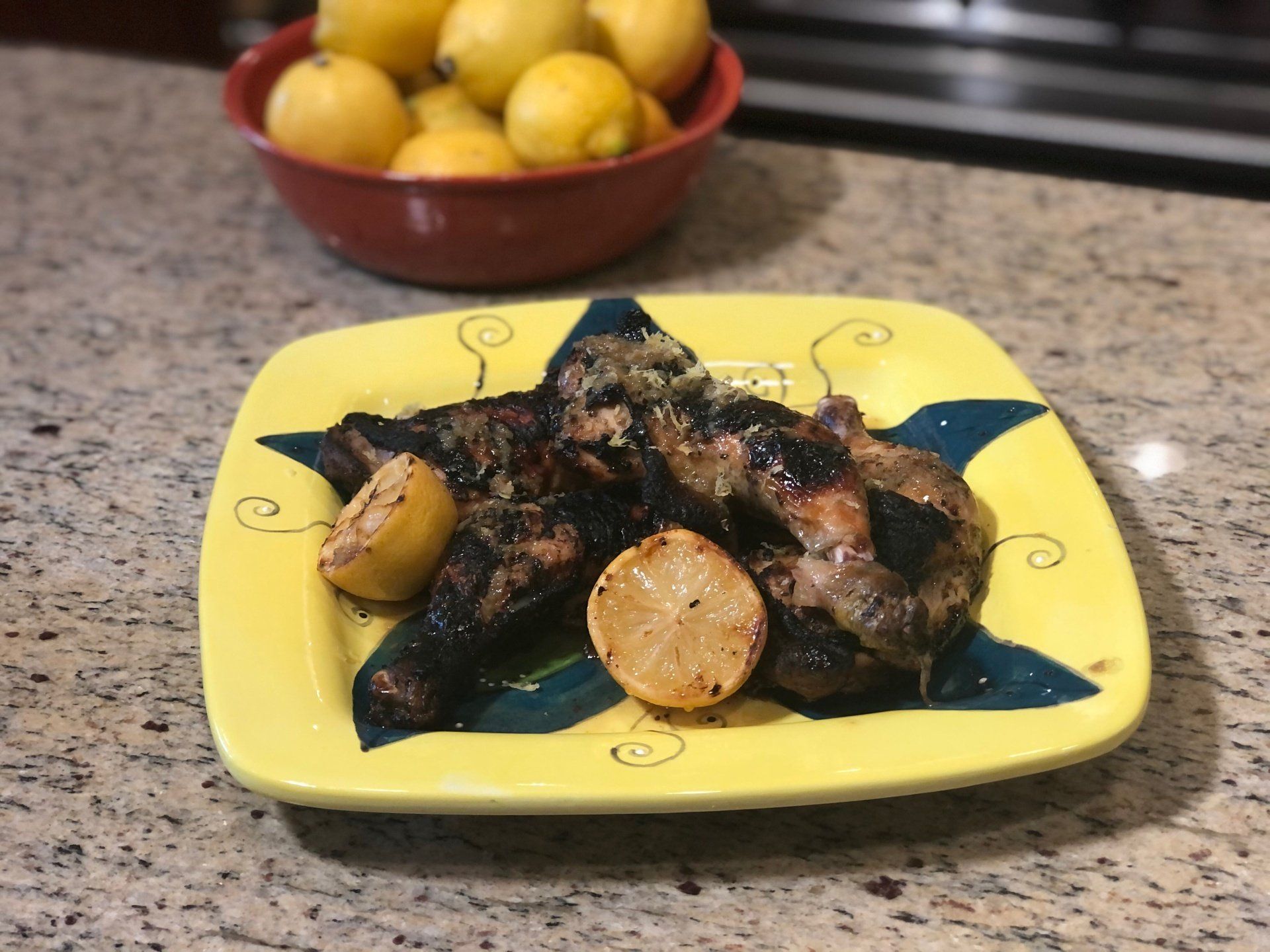 Grilled Lemonade Chicken Legs
