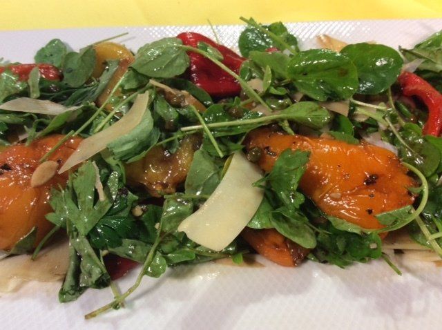 Marinated Pepper Salad with Pecorino