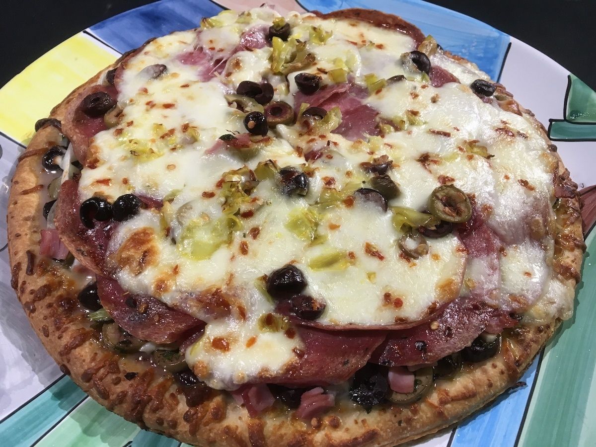 Muffuletta Pizza