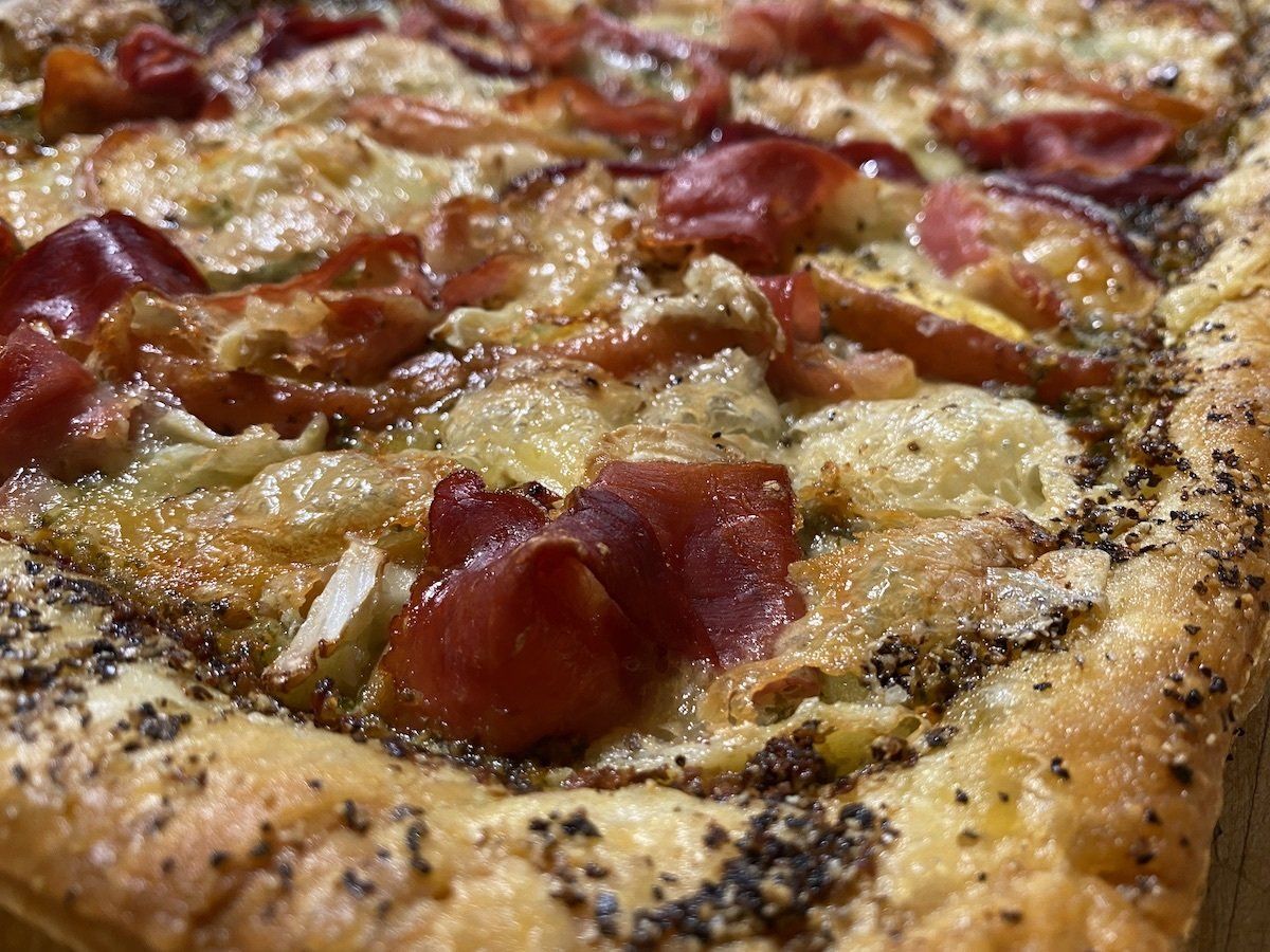 Peach and Brie Tart