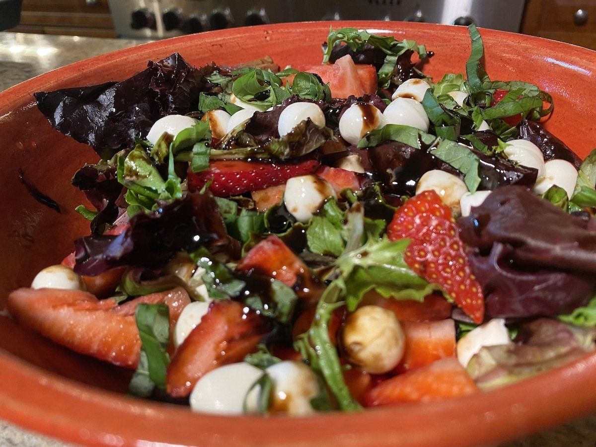 Strawberry Caprese Salad