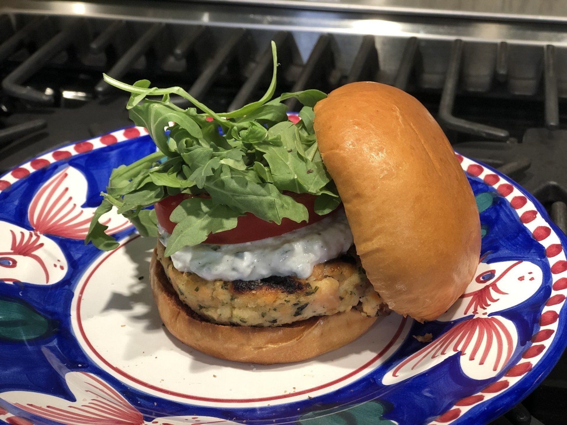 Grilled Salmon Burgers