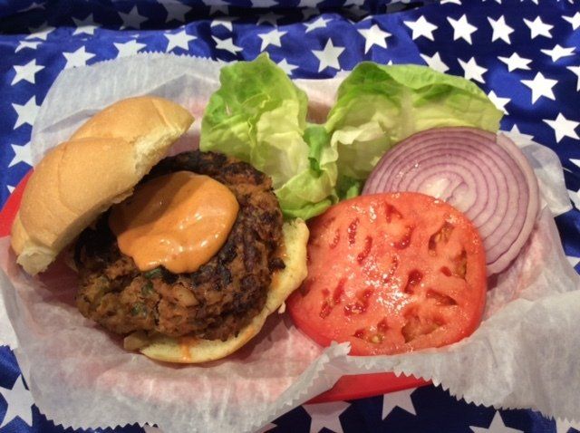 Korean Turkey Burgers