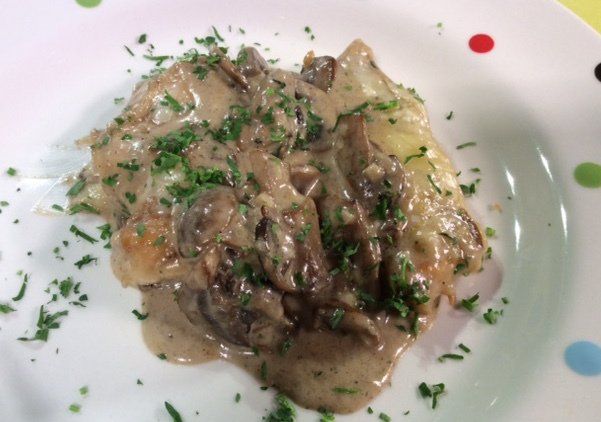Mushroom Asiago Chicken