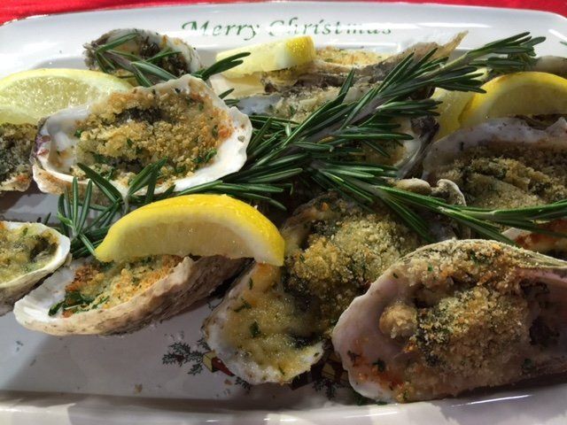 Oysters Rockefeller