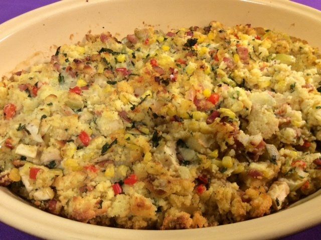 Cornbread and Ham Stuffing