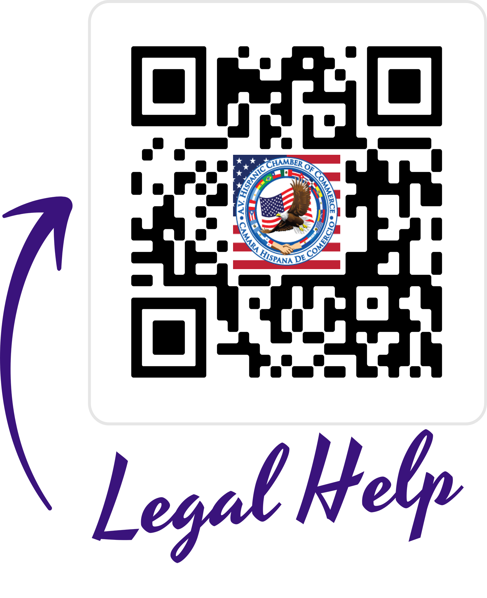 Legal Help Legal Shield and AVHCC QR code