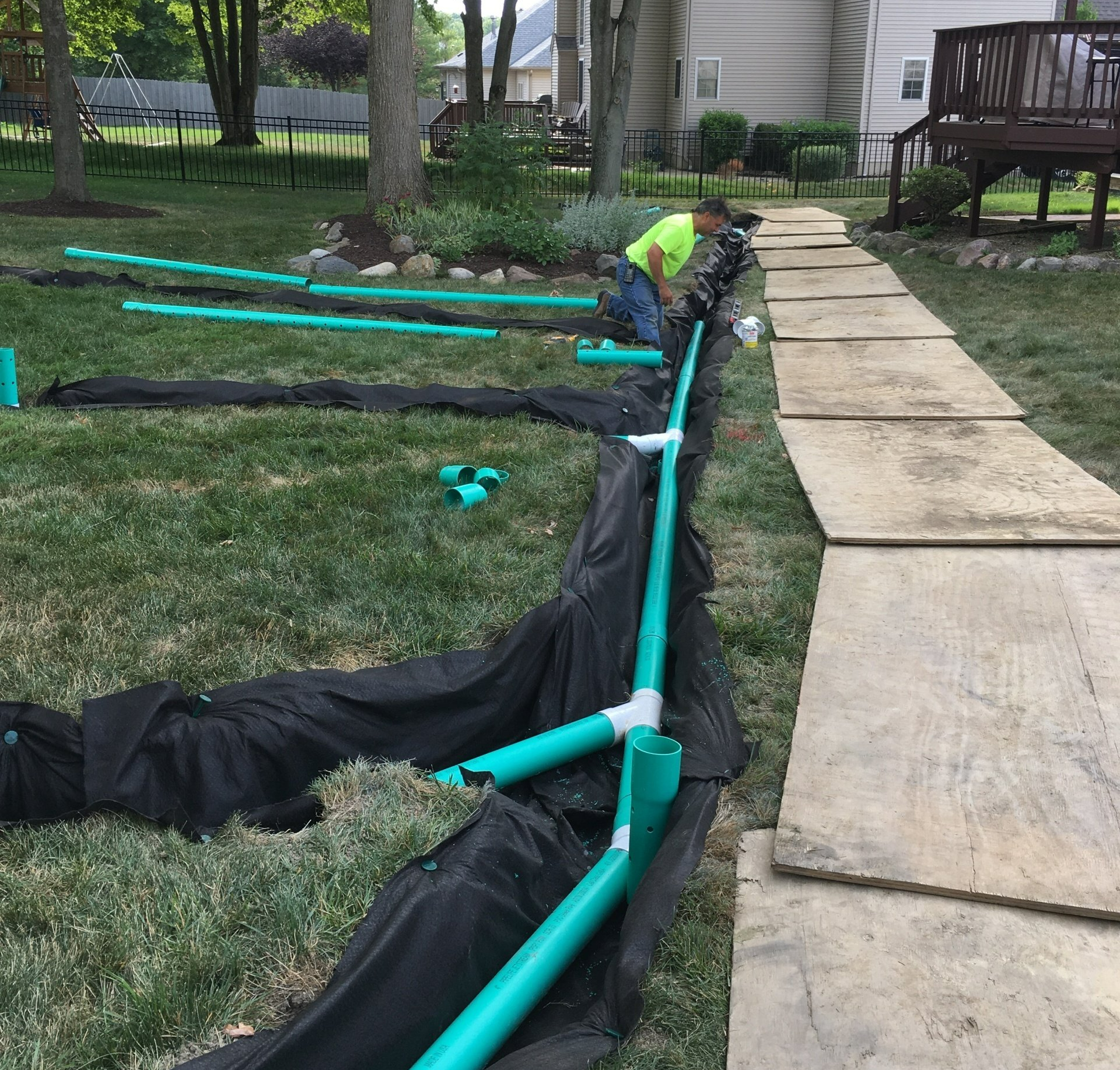 FRENCH DRAIN INSTALLATION CLEVELAND, OH