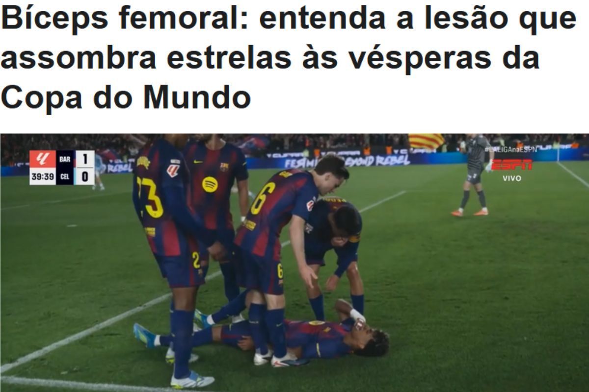 Dr. Diego Munhoz explica: lesão no bíceps femoral pode afastar atletas e exige atenção