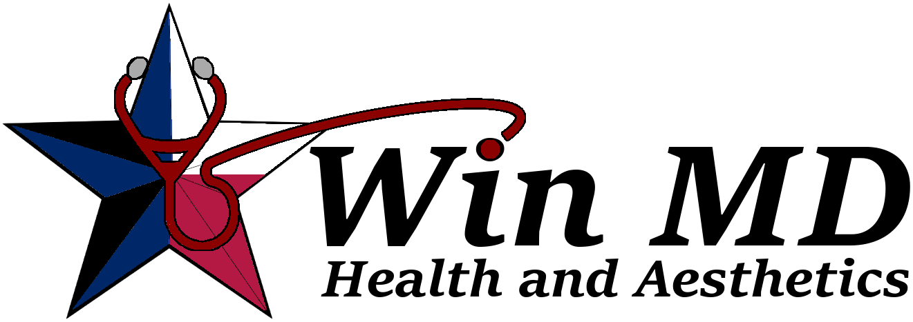 WIN, MD Health and Aesthetics Business Logo