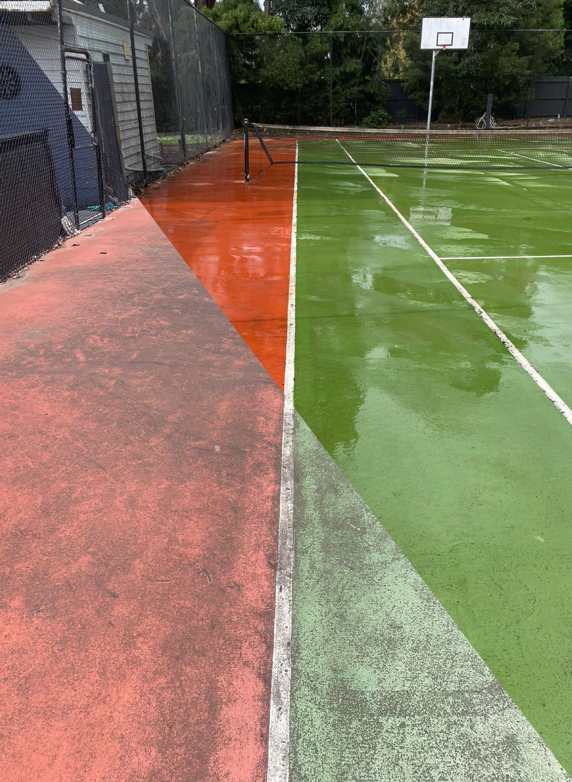 Tennis Court Cleaning