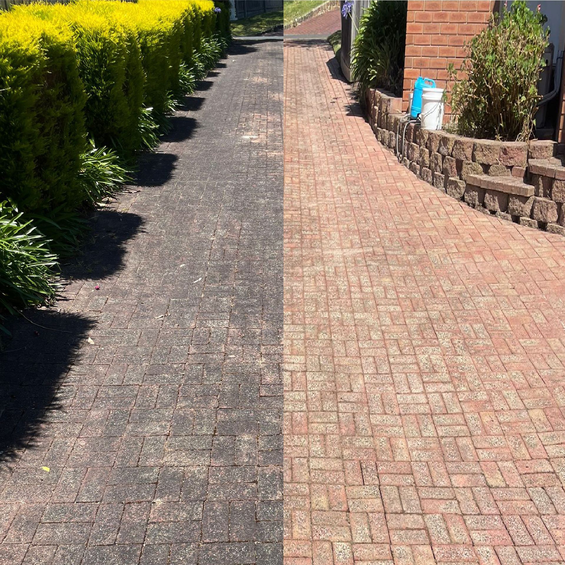 Block Driveway Cleaning