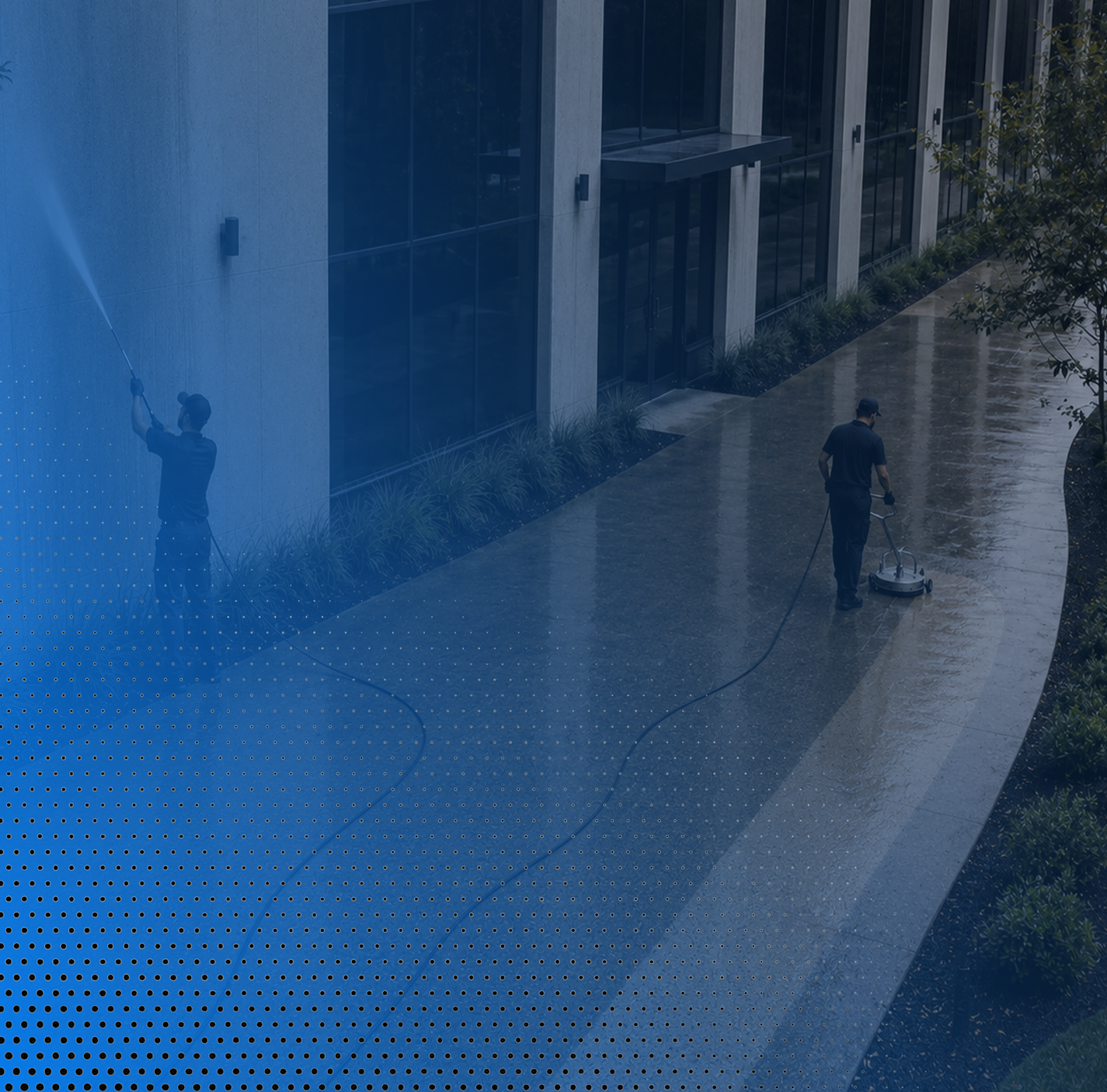 team pressure washing