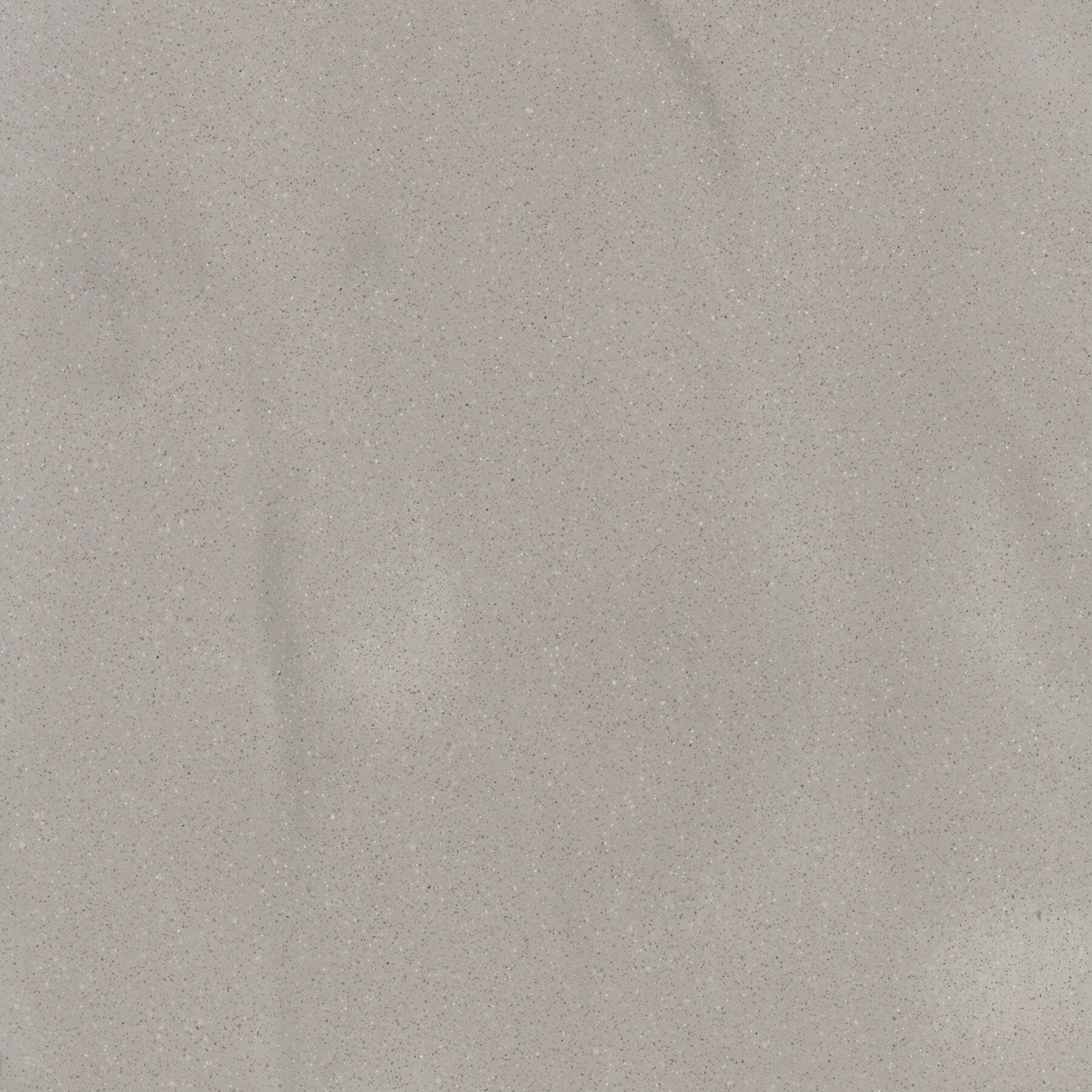 Gray quartz countertop with subtle flecks.