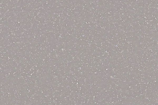 Gray speckled surface.