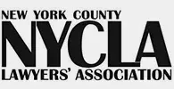 NYCLA logo with bold black text reading New York County Lawyers’ Association on a white background